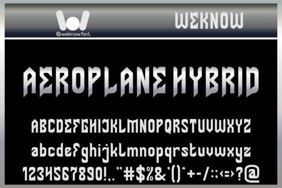 Aeroplane Display Font for Bold Craft and Brand Projects