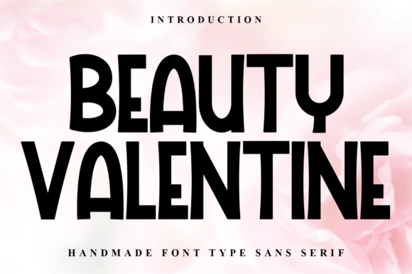 Beauty Valentine: A Bold Handmade Font for Your Brand
