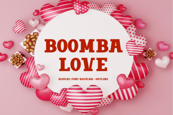Boomba Love: The Lively Display Font for Handmade Creators