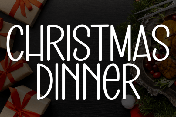 Christmas Dinner: The Sweet Handwritten Font for Festive Campaigns