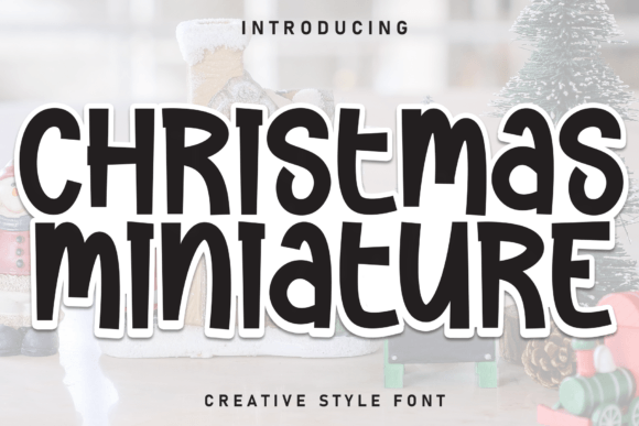 Christmas Miniature: A Festive Handwritten Display Font for Web Design