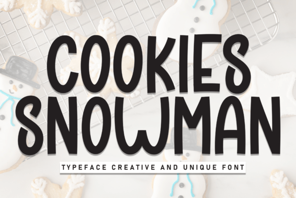 Cookies Snowman: The Perfect Display Font for Whimsical Branding