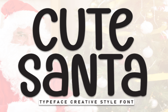 Cute Santa: A Handwritten Display Font for Sweet Branding