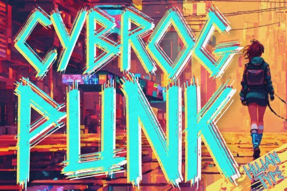 Cybrogpunk: The Bold Display Font for Modern Brand Identity