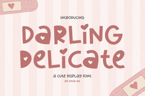 Darling Delicate: A Sweet Handwritten Display Font for Branding