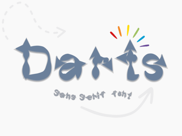 Darts: The Fun Display Font for Bold Small Business Branding
