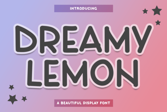 Dreamy Lemon: The Perfect Display Font for Your Brand Identity