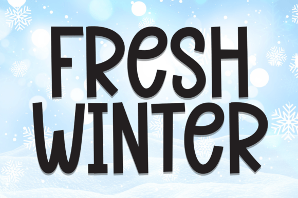 Fresh Winter: The Sweet Handwritten Font for Playful Branding