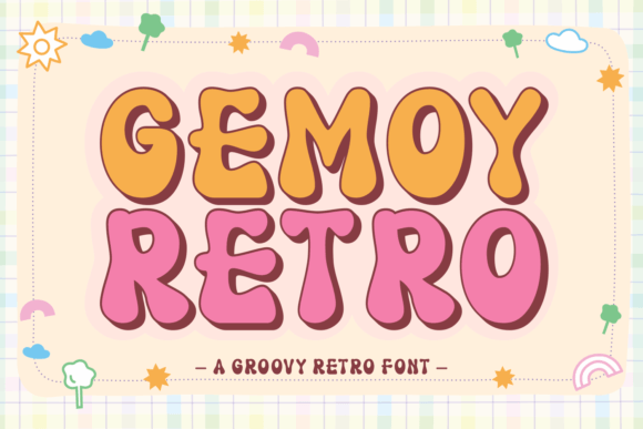 Gemoy Retro: The Best Display Font for Nostalgic Branding