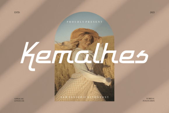 Kemalhes: A Unique Display Font for Modern Branding