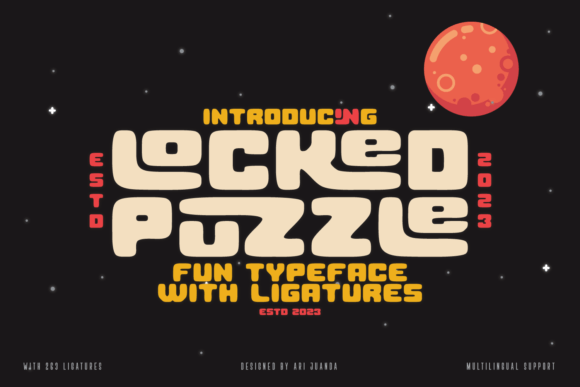 Locked Puzzle: A Bold Typeface for Memorable Branding