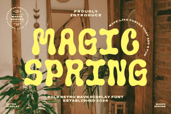Magic Spring: The Vibrant Display Font for Modern Web Design