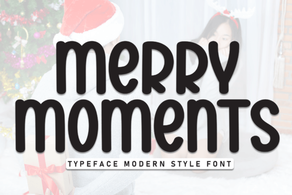 Merry Moments: A Charming Handcrafted Display Font for Creative Sellers