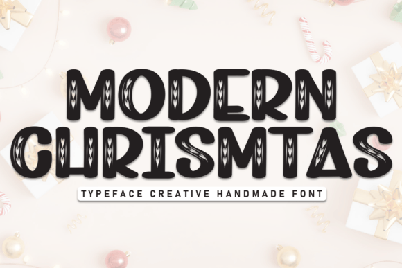Modern Christmas: A Handwritten Display Font for Creative Sellers