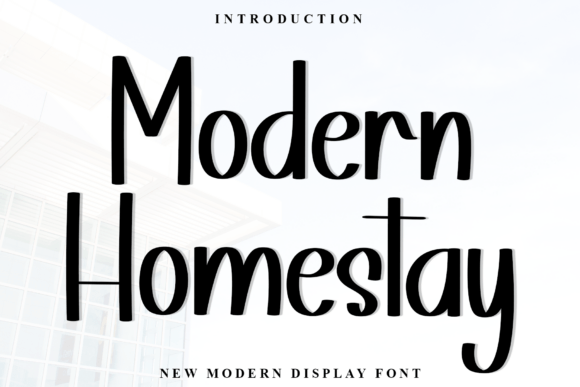 Modern Homestay: The Festive Typeface for Holiday Branding