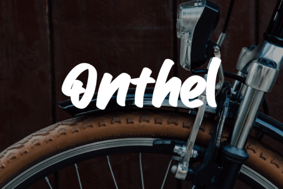 Onthel: The Artistic Display Font for Editorial Design