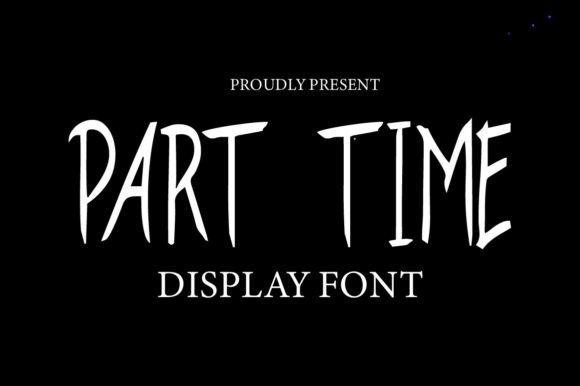 Part Time: A Handwritten Display Font for Modern Web Design