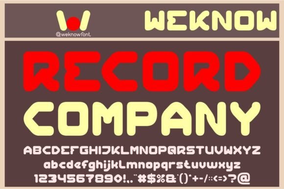 Record Company: The Future-Forward Typeface for Campaign Design