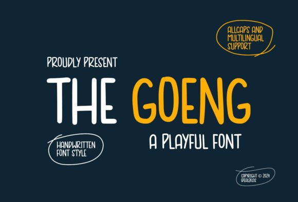 Reviewing The Goeng: A Playful Display Font for Bold Designs