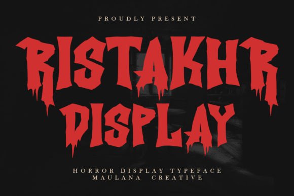 Ristakhr: The Horror Display Font for Bold Business Branding
