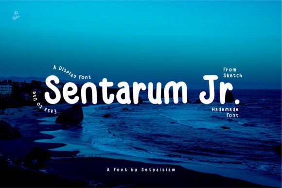 Sentarum Jr: The Quirky Display Font for Scroll-Stopping Visuals