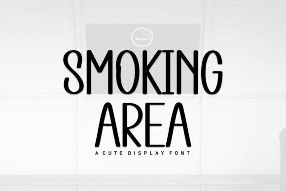 Smoking Area: A Handwritten Display Font for Modern Web Design