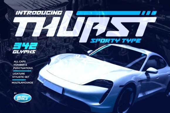 Thuast: The Dynamic Display Font for Speed-Driven Branding
