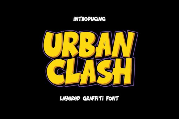 Urban Clash: The Bold Display Font for Modern Editorial Design
