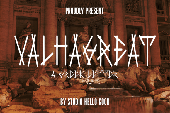 Valhagreat: The Premium Display Font for Classical Campaigns