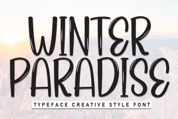 Winter Paradise: The Handwritten Display Font for Warm Digital Experiences