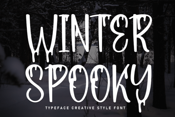 Winter Spooky: The Perfect Handwritten Display Font for Your Brand
