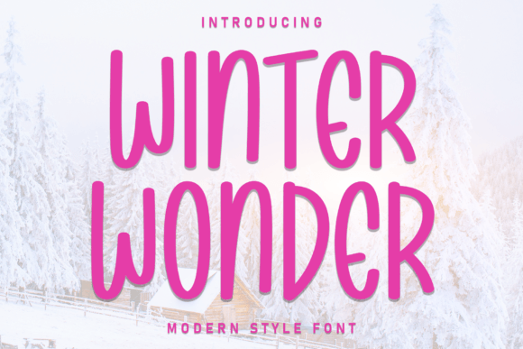 Winter Wonder: A Cozy Handwritten Display Font for Editorial Design